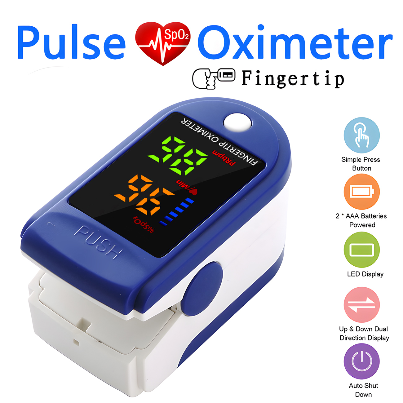 Nouveau thermomètre frontal in - Pulse Oximeter avis et prix